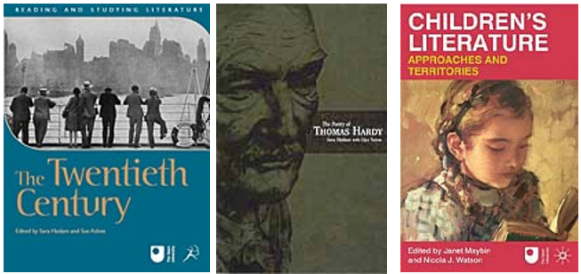 l-r The Twentieth Century, Thomas Hardy, Children's Literature Approaches and Territories